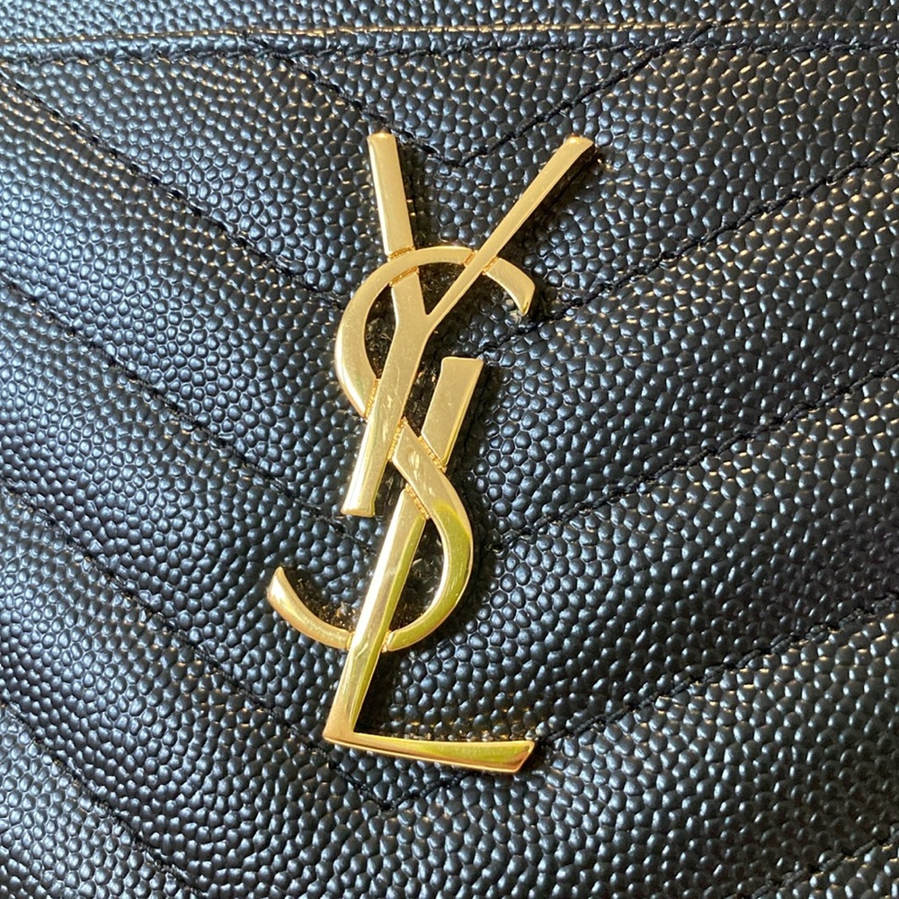 Like new Large YSL zip pouch - Picture 4 of 9